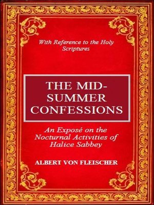 cover image of The Mid-Summer Confessions.